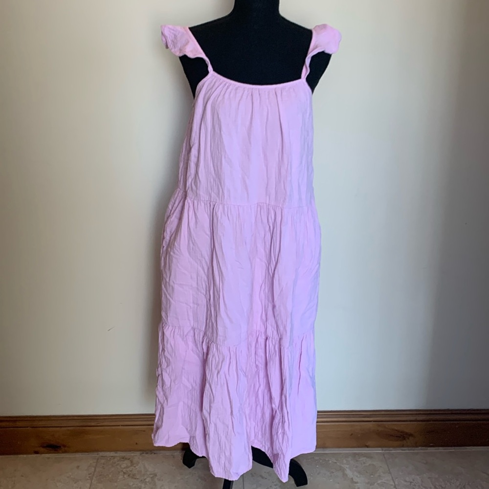 J Crew midi cotton sun dress